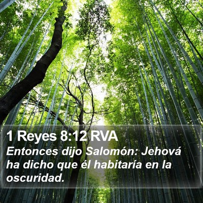 1 Reyes 8:12 RVA Bible Verse Image