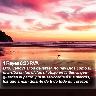 1 Reyes 8:23 RVA Bible Verse Image