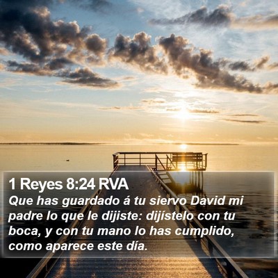 1 Reyes 8:24 RVA Bible Verse Image