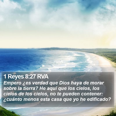 1 Reyes 8:27 RVA Bible Verse Image