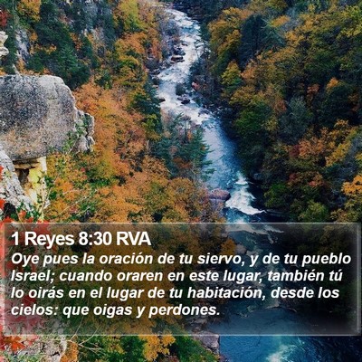 1 Reyes 8:30 RVA Bible Verse Image