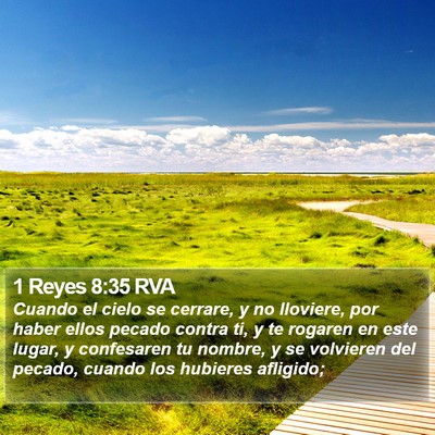 1 Reyes 8:35 RVA Bible Verse Image