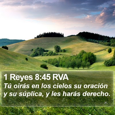 1 Reyes 8:45 RVA Bible Verse Image