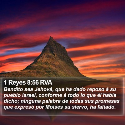 1 Reyes 8:56 RVA Bible Verse Image