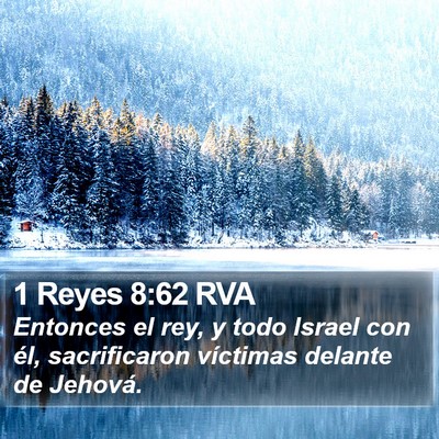 1 Reyes 8:62 RVA Bible Verse Image