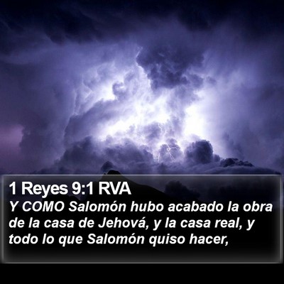 1 Reyes 9:1 RVA Bible Verse Image