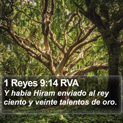1 Reyes 9:14 RVA Bible Verse Image
