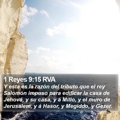 1 Reyes 9:15 RVA Bible Verse Image