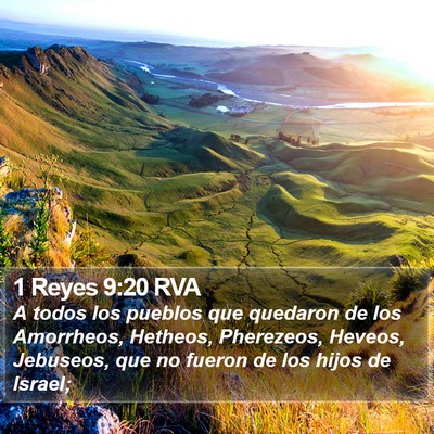 1 Reyes 9:20 RVA Bible Verse Image