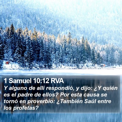 1 Samuel 10:12 RVA Bible Verse Image