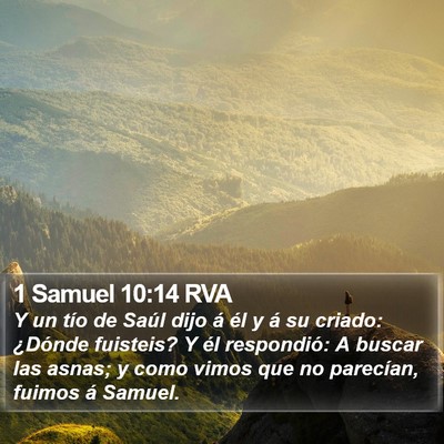 1 Samuel 10:14 RVA Bible Verse Image