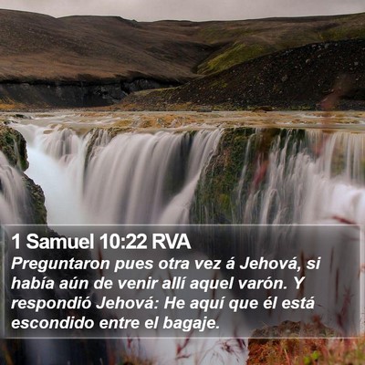 1 Samuel 10:22 RVA Bible Verse Image
