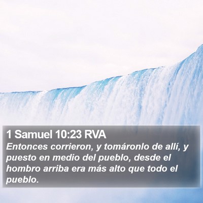 1 Samuel 10:23 RVA Bible Verse Image