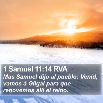 1 Samuel 11:14 RVA Bible Verse Image