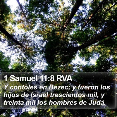 1 Samuel 11:8 RVA Bible Verse Image
