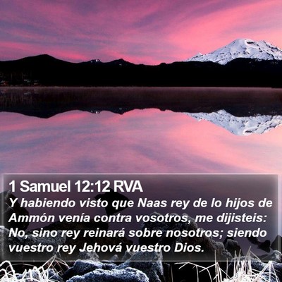 1 Samuel 12:12 RVA Bible Verse Image