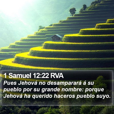 1 Samuel 12:22 RVA Bible Verse Image