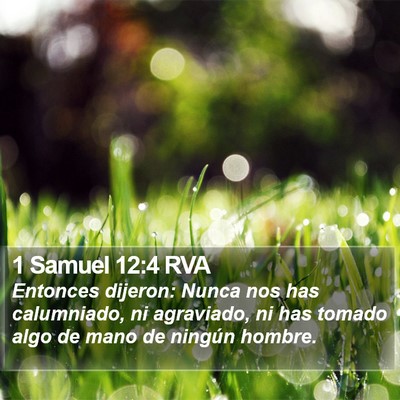1 Samuel 12:4 RVA Bible Verse Image