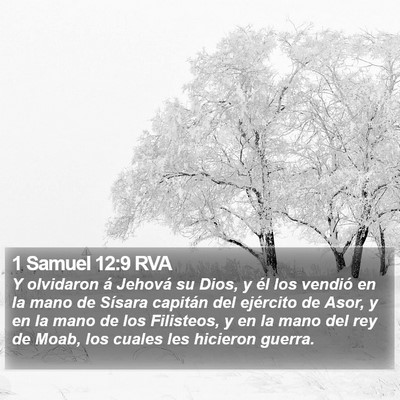 1 Samuel 12:9 RVA Bible Verse Image