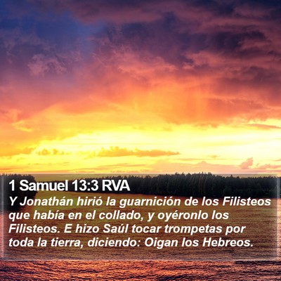 1 Samuel 13:3 RVA Bible Verse Image
