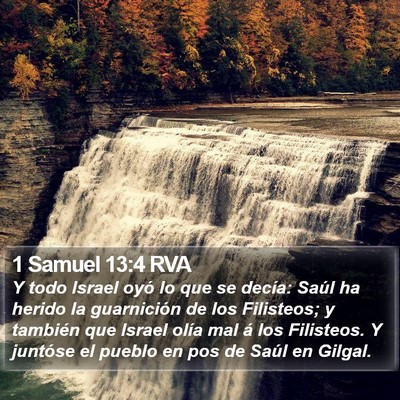 1 Samuel 13:4 RVA Bible Verse Image