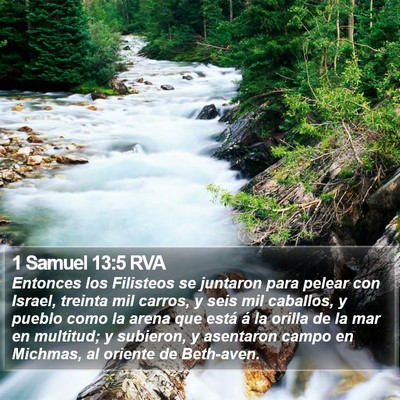 1 Samuel 13:5 RVA Bible Verse Image