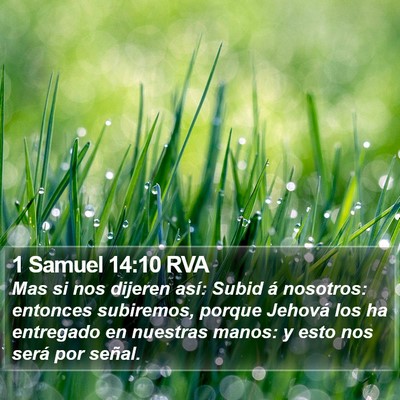 1 Samuel 14:10 RVA Bible Verse Image