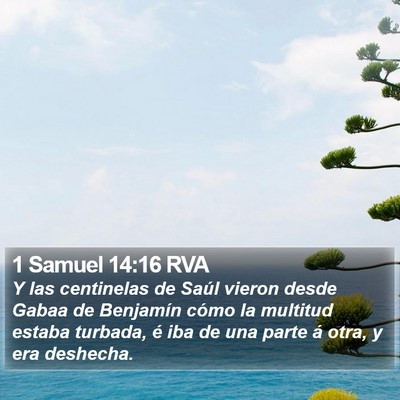 1 Samuel 14:16 RVA Bible Verse Image