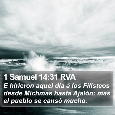 1 Samuel 14:31 RVA Bible Verse Image
