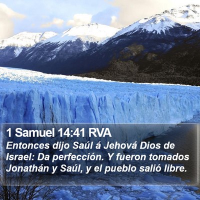1 Samuel 14:41 RVA Bible Verse Image