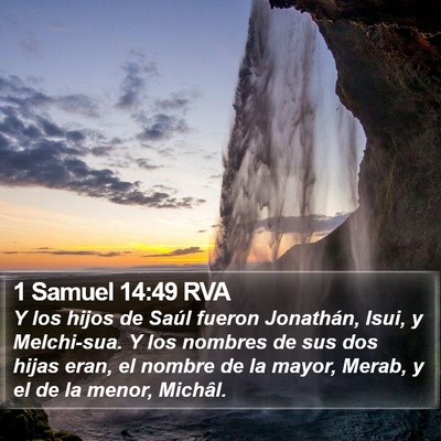 1 Samuel 14:49 RVA Bible Verse Image
