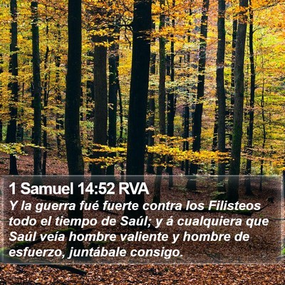 1 Samuel 14:52 RVA Bible Verse Image