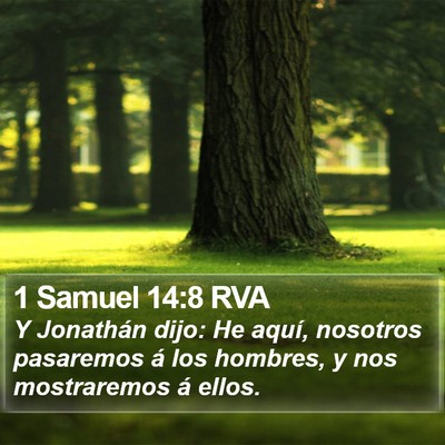 1 Samuel 14:8 RVA Bible Verse Image
