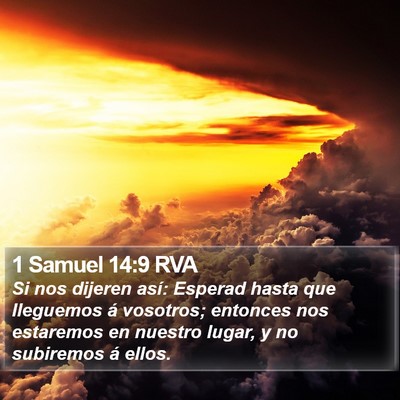 1 Samuel 14:9 RVA Bible Verse Image