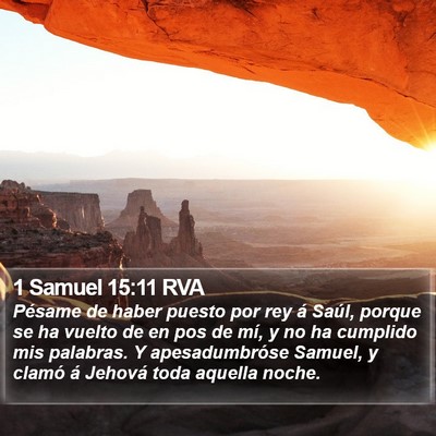 1 Samuel 15:11 RVA Bible Verse Image