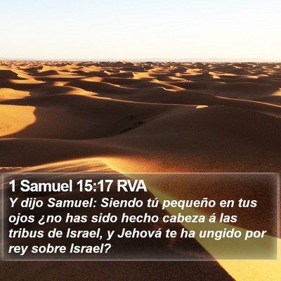 1 Samuel 15:17 RVA Bible Verse Image