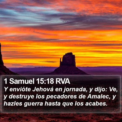 1 Samuel 15:18 RVA Bible Verse Image