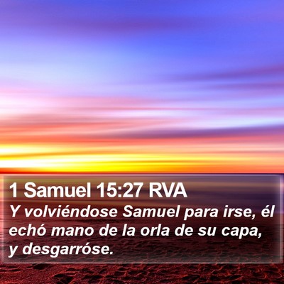 1 Samuel 15:27 RVA Bible Verse Image