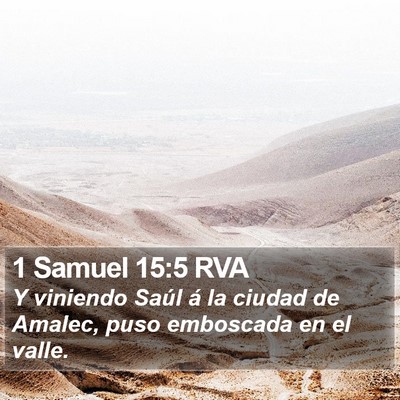 1 Samuel 15:5 RVA Bible Verse Image