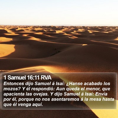 1 Samuel 16:11 RVA Bible Verse Image