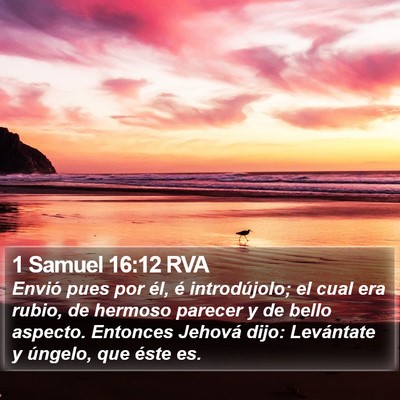 1 Samuel 16:12 RVA Bible Verse Image