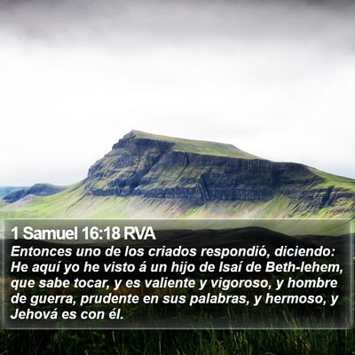 1 Samuel 16:18 RVA Bible Verse Image
