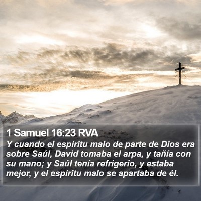 1 Samuel 16:23 RVA Bible Verse Image