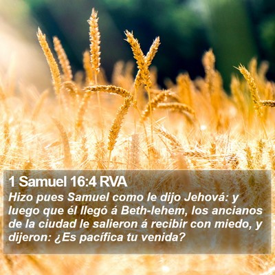 1 Samuel 16:4 RVA Bible Verse Image