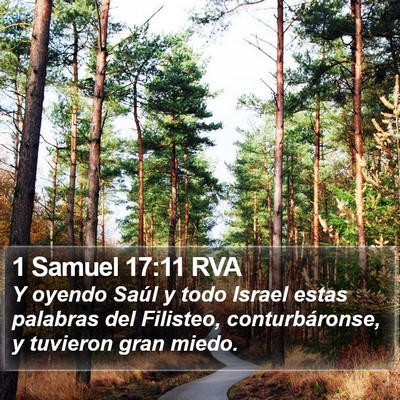 1 Samuel 17:11 RVA Bible Verse Image