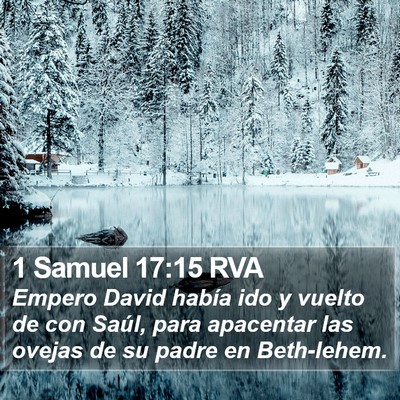 1 Samuel 17:15 RVA Bible Verse Image