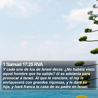 1 Samuel 17:25 RVA Bible Verse Image
