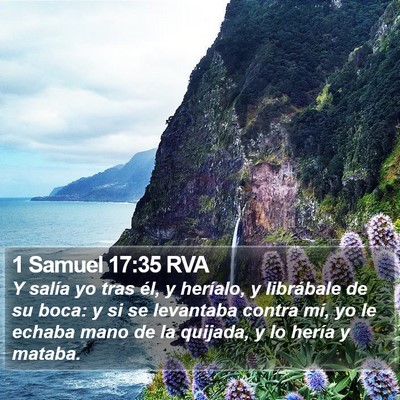 1 Samuel 17:35 RVA Bible Verse Image