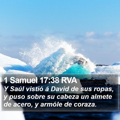 1 Samuel 17:38 RVA Bible Verse Image