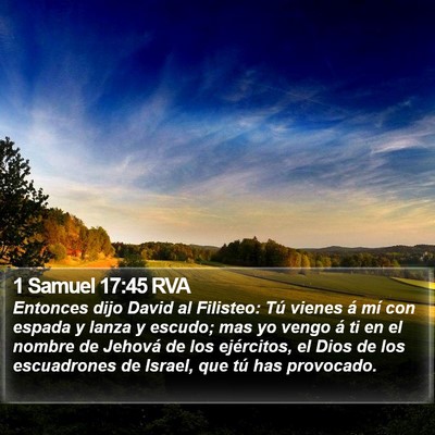 1 Samuel 17:45 RVA Bible Verse Image